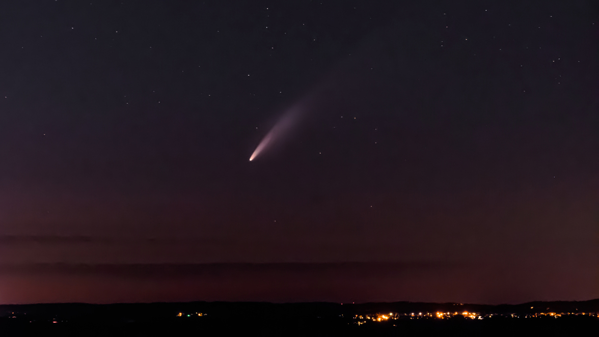 Photo of Komet Neowise am Nachthimmel: Neowise ist jetzt auch abends zu sehen