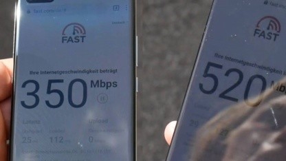 Telekommunikationstest: Großer Unterschied beim ersten 5G-Smartphone mit 2,1 GHz


