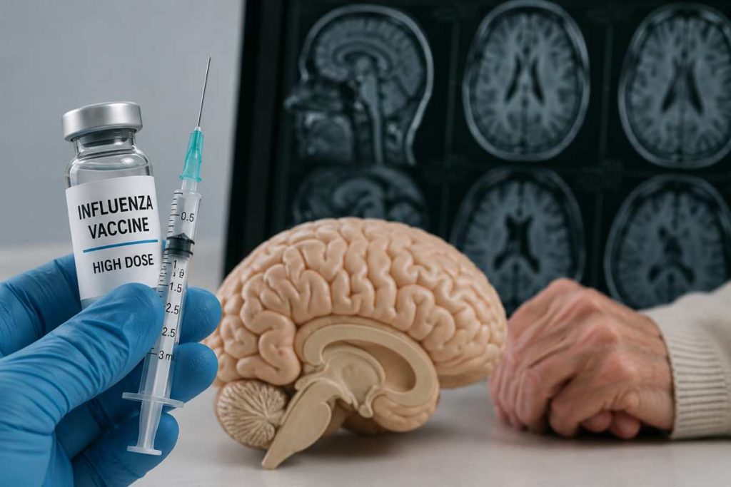 Hochdosierte Grippeimpfung könnte Alzheimer-Risiko im Alter senken