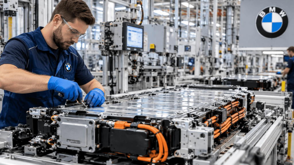 BMW startet Serienproduktion im neuen Batteriewerk Irlbach-Straßkirchen BMW startet Serienproduktion im neuen Batteriewerk Irlbach-Straßkirchen